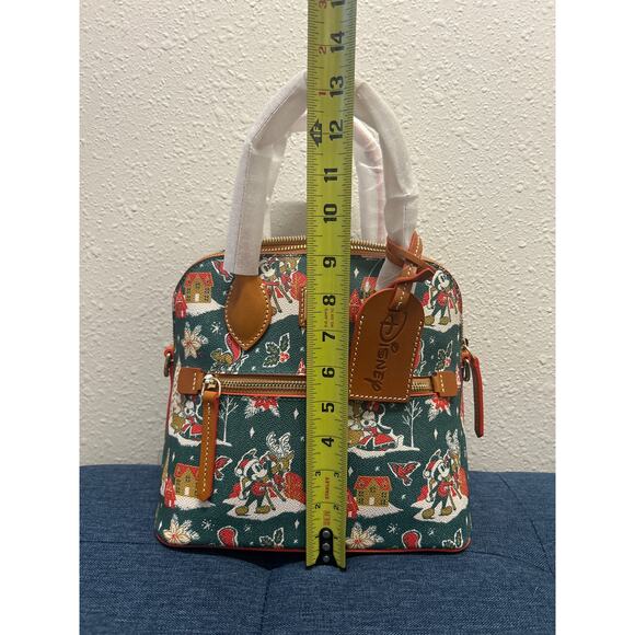 NWT Disney Dooney & Bourke Mickey Minnie Mouse Christmas 2022 Satchel Purse Bag - Picture 12 of 16